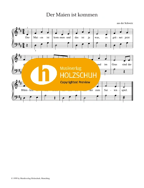 Der Maien ist kommen